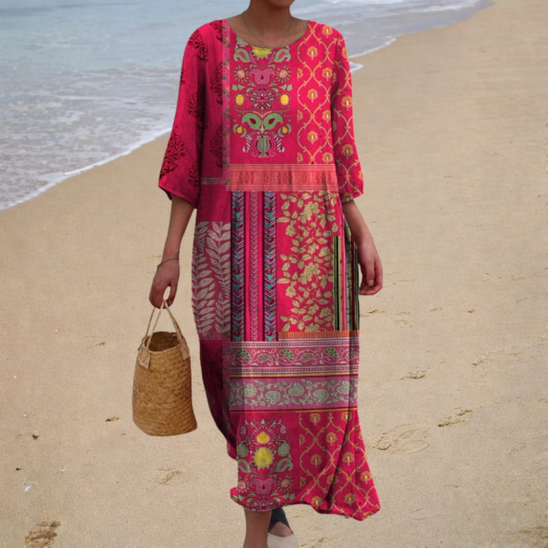 Solange | Une robe longue fluide, chic et confortable